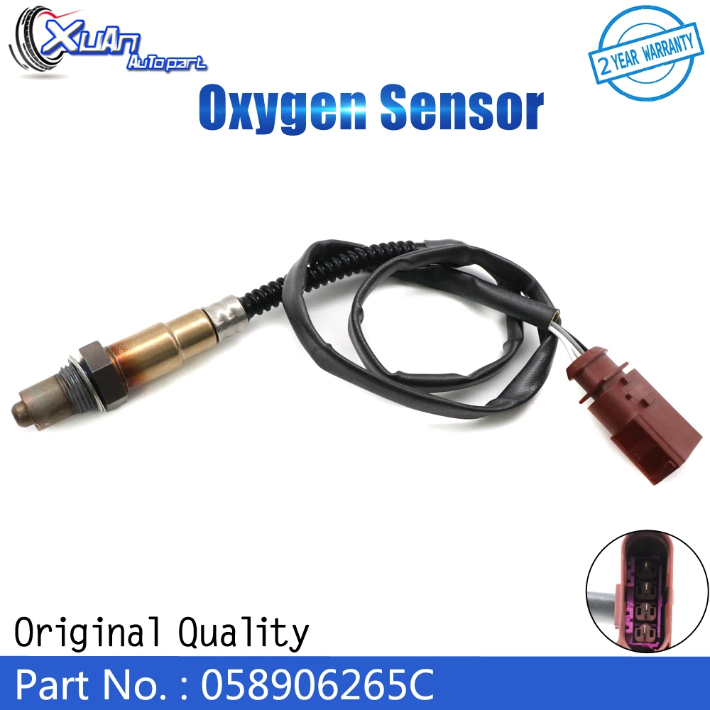 Xuan 0258006305 Sonda Sensore Rapporto Carburante Aria Lambda Ossigeno O2 Sensore Per Audi A3 Seat Ibiza Skoda Octavta Volkswagen Golf Passat