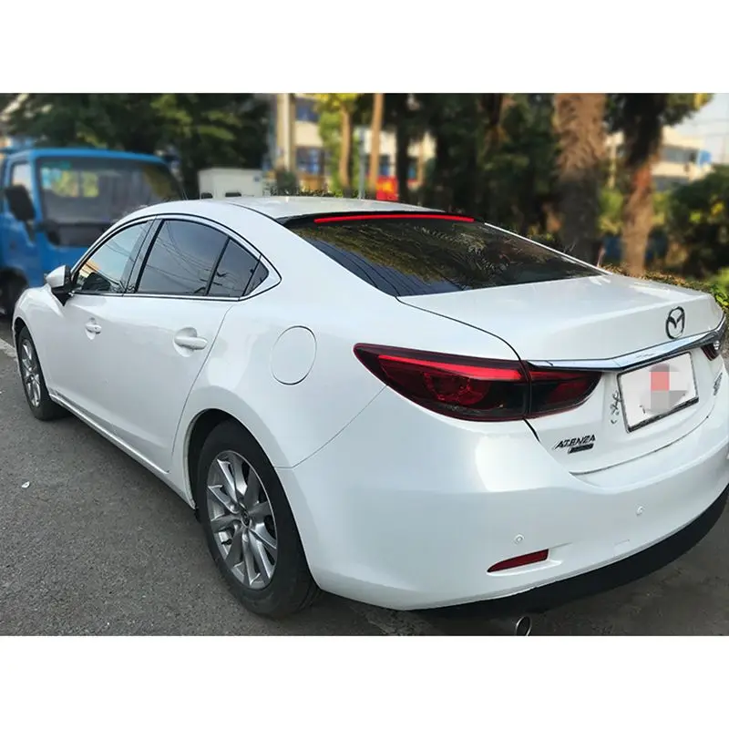 Per Mazda 6 2015 -2018 Atenza Spoiler Materiale Abs Di Alta Qualità Con Spoiler A Luce Led Per Spoiler Sul Tetto Nero Mazda 6 Atenza