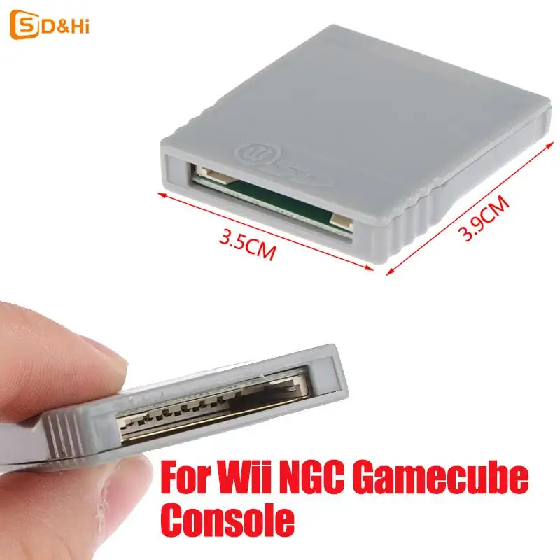 Sd Flash Wisd Memory Card Adapter Converter Adapter Card Reader Per Wii Ngc Gamecube Console