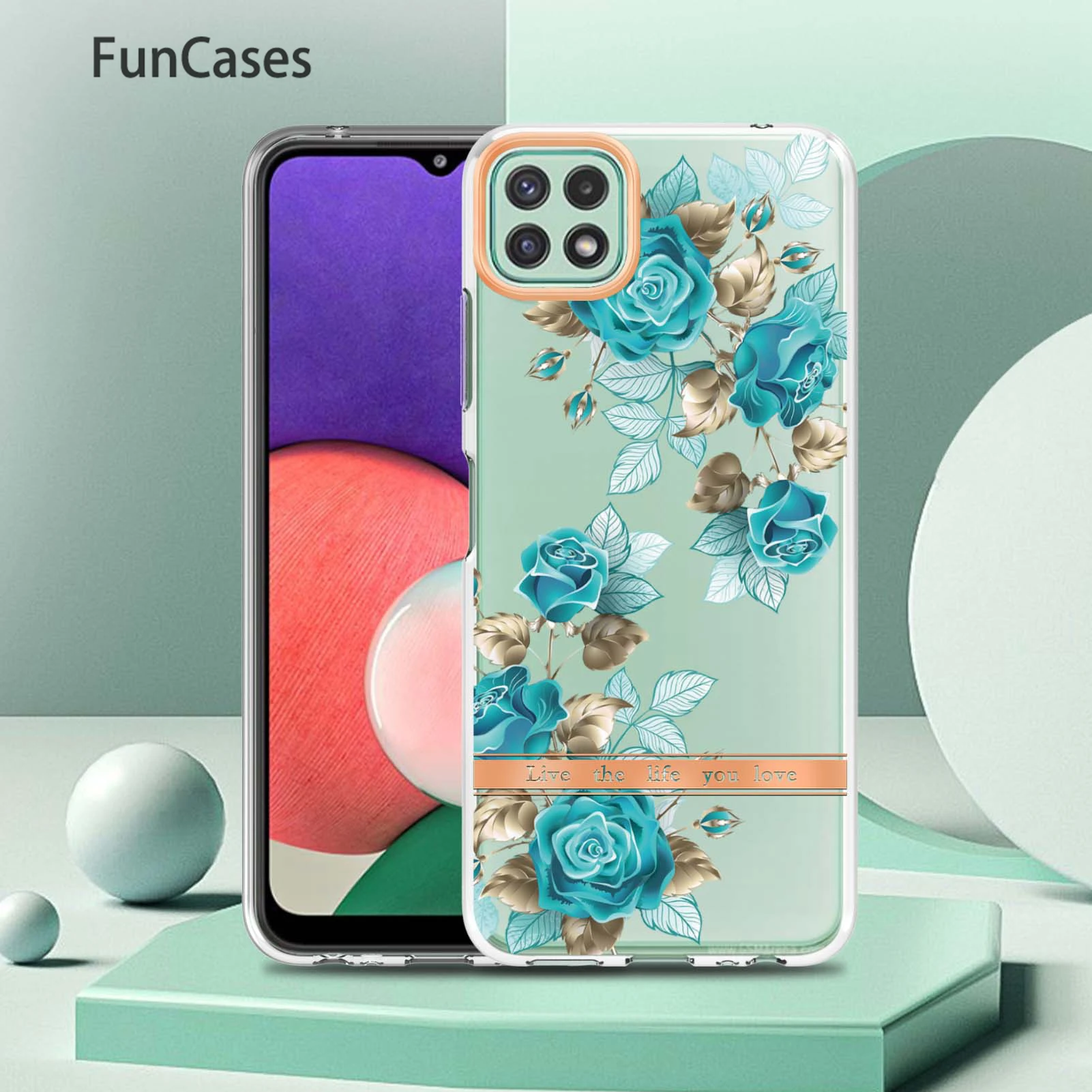 Leather Covers For Carcaso Samsung A22 5G Easy Installation Case Sfor Samsung Galaxy Hoesje A22 5G Fundas Protective Cellular