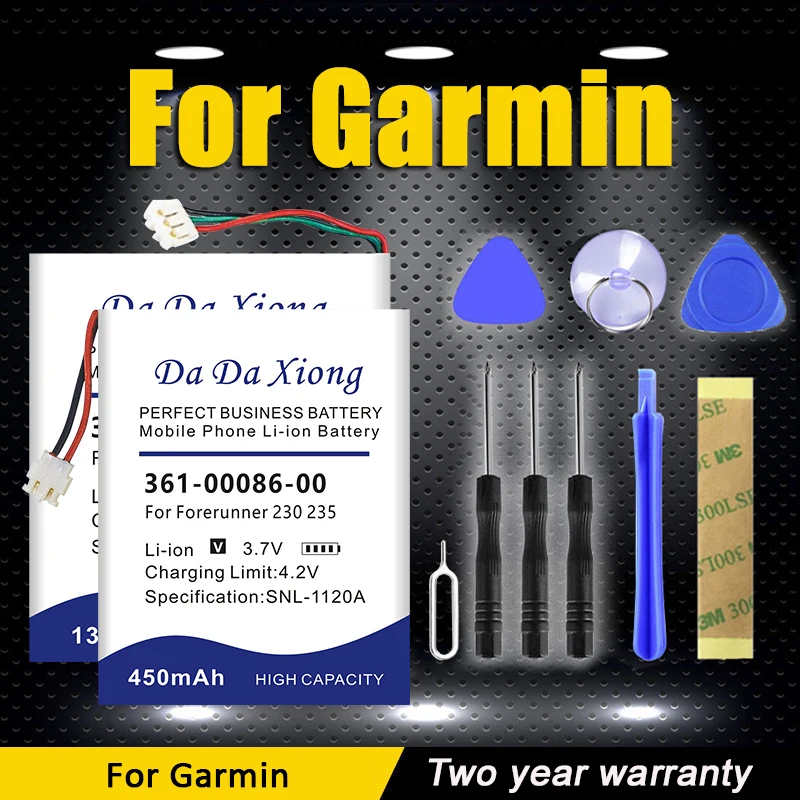 Batteria Per Garming Forerunner Nuvi Edge Glo Virb Approach S1 S1W S2 S3 S4 110 230 3597 605 50X2 920Xt 1490Tv 40Lm 52Lm Gps