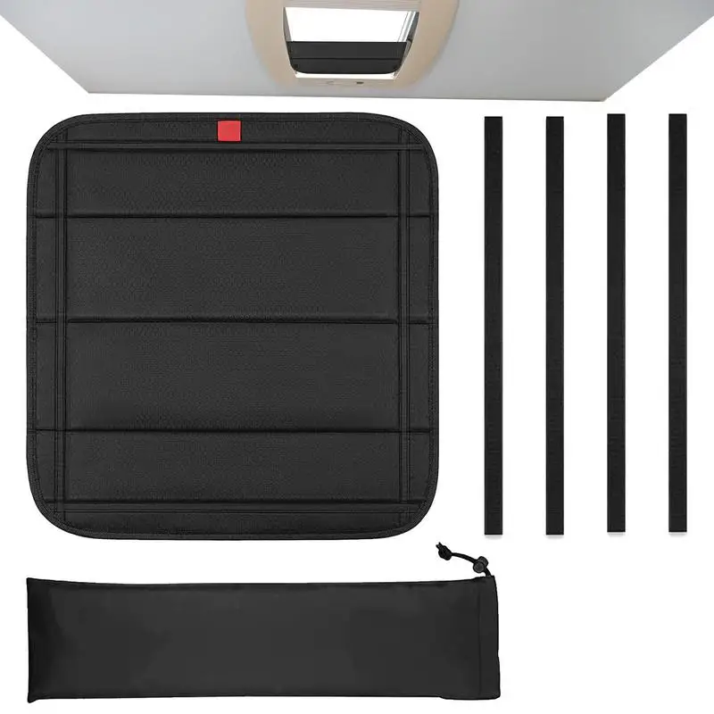 Rv Tetto Apribile Parasole Magnetico Tenda Pieghevole Durevole Prese D'Aria Per Camper Copertura Isolante Per Lucernario Coperture Per Ventilatori Per