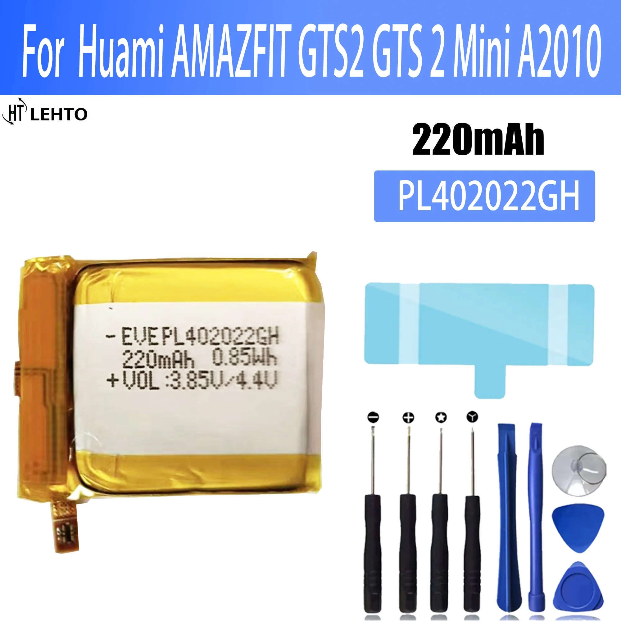 Pl402022Gh Batteria Per Huami Amazfit Gts2 Gts 2 Mini A2010 Smart Watch Capacità Batterie Bateria