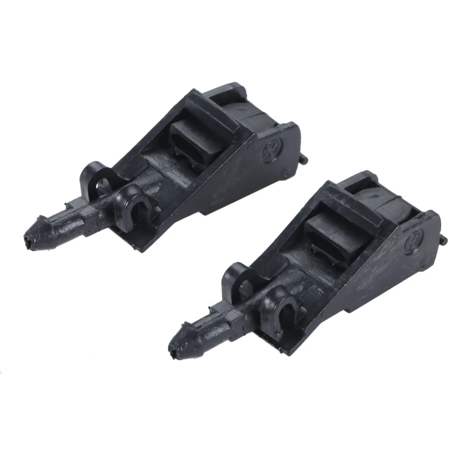 2Pcs Jet Water Spray Nozzle Windscreen Washer Part Number 6E0955985B For Vw Volkswagen Beetle Golf Jetta Passat