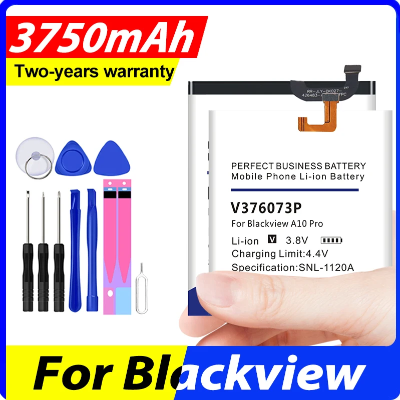 R6 P2 Dk017 Li426587Htt P10000 Batteria Per Blackview R6 A10 A70 A80 A90 A100 P2 Bl8800 P10000 Lite Pro