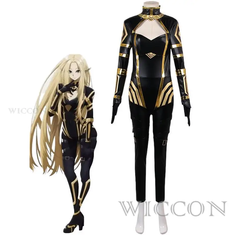 Anime The Eminence In Shadow Alpha Cosplay Costume Uniforme Shadow Garden Seven Shadows Halloween Party Women Cos