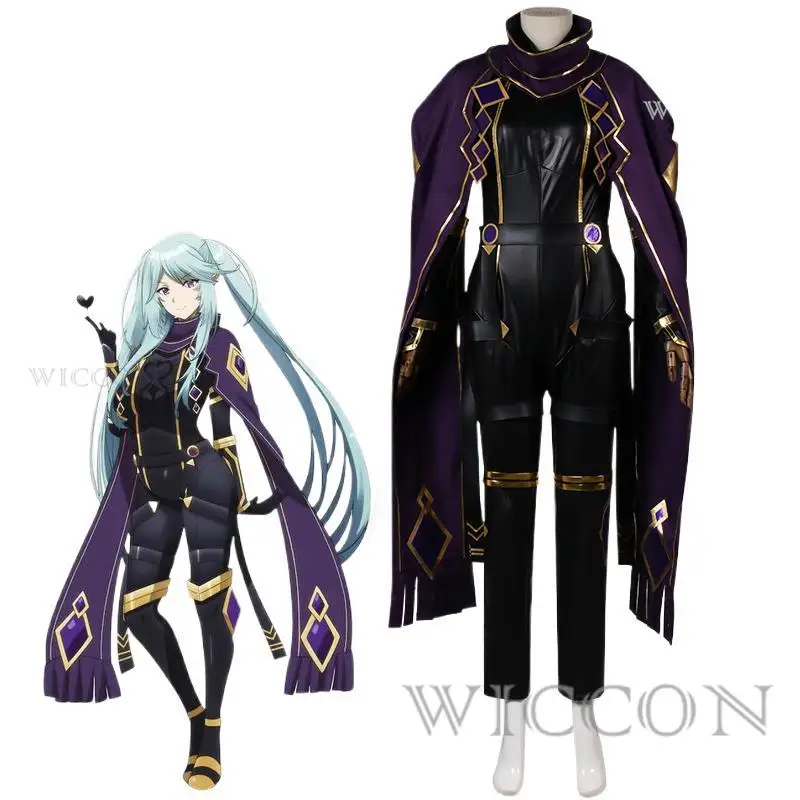 Anime The Eminence In Shadow Alpha Cosplay Costume Uniforme Shadow Garden Seven Shadows Halloween Party Women Cos