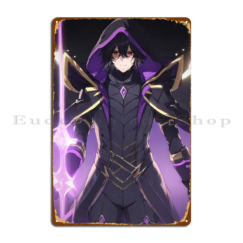 The Eminence In Shadow Cid Metal Platform Poster Arrugginito Personalizza Personalizza Funny Party Tin Sign Poster