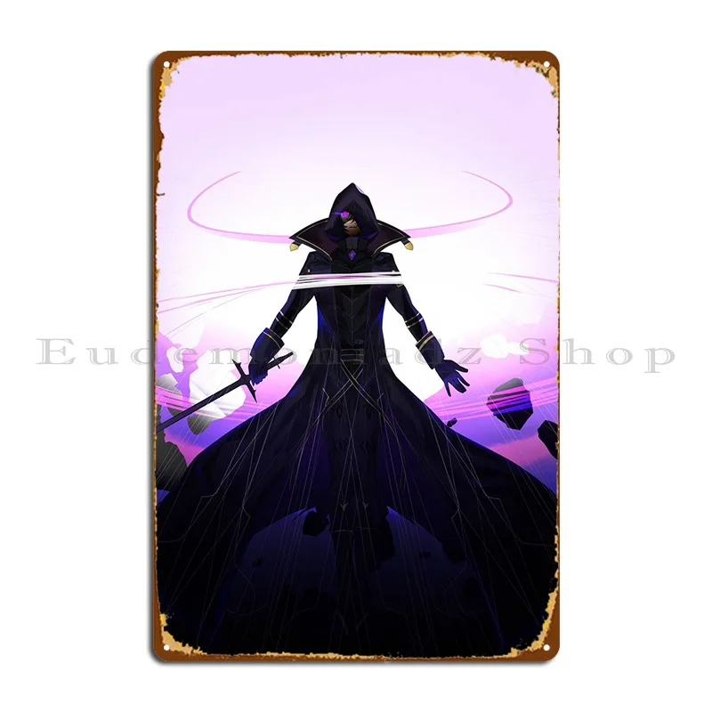 Eminence In Shadows Cid Metal Platform Poster Wall Platform Garage Decoration Design Living Room Arrugginito Tin Sign Poster