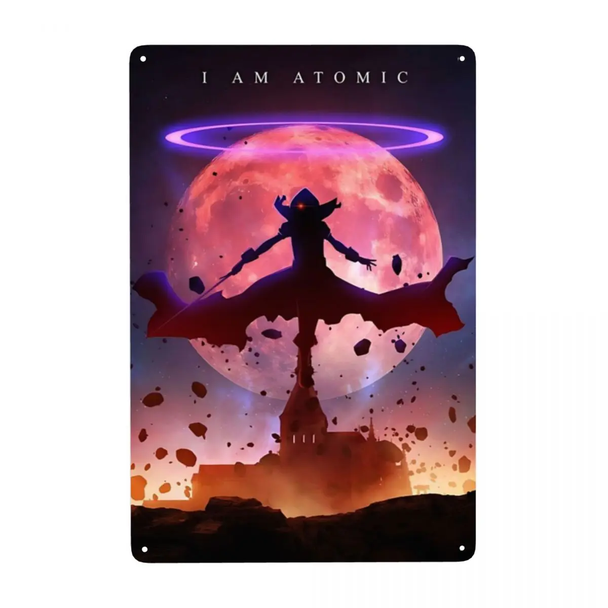 Anime Manga Tv The Eminence In Shadow Sign Targa In Metallo Retrò Personalizzata Per Cancello Garden Yard Man Cave Bar Home Decor