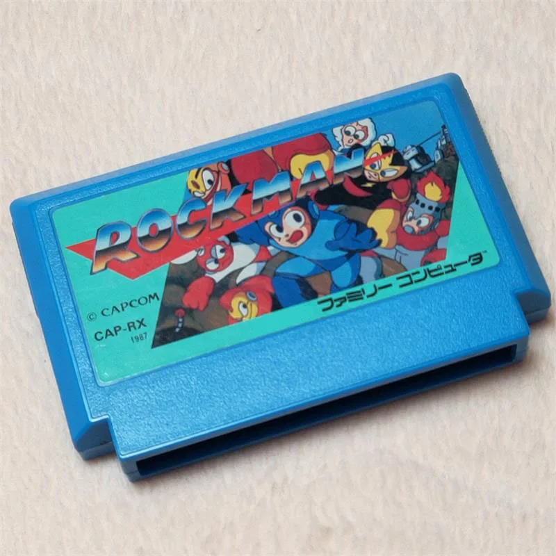 Scheda Di Gioco A 8Bit: Rockman 1 (Versione Giapponese!! Solo Cartuccia!!!)