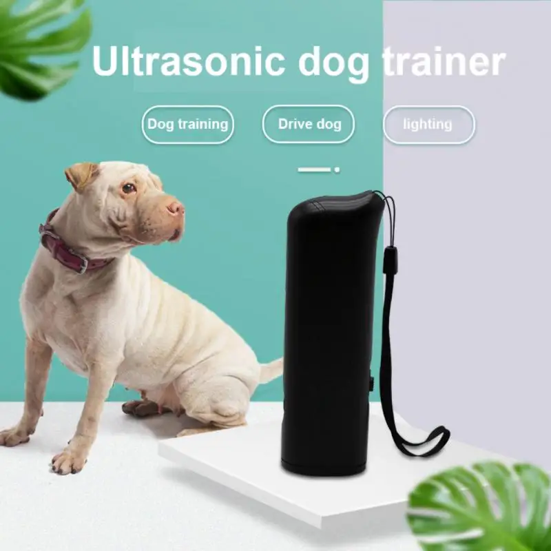 Ultra Sonic Anti Dog Barking Pet Trainer Led Light Gentle Chaser Petgentle Sonic Stop Barking Control Tool Dog Repellent Trainer