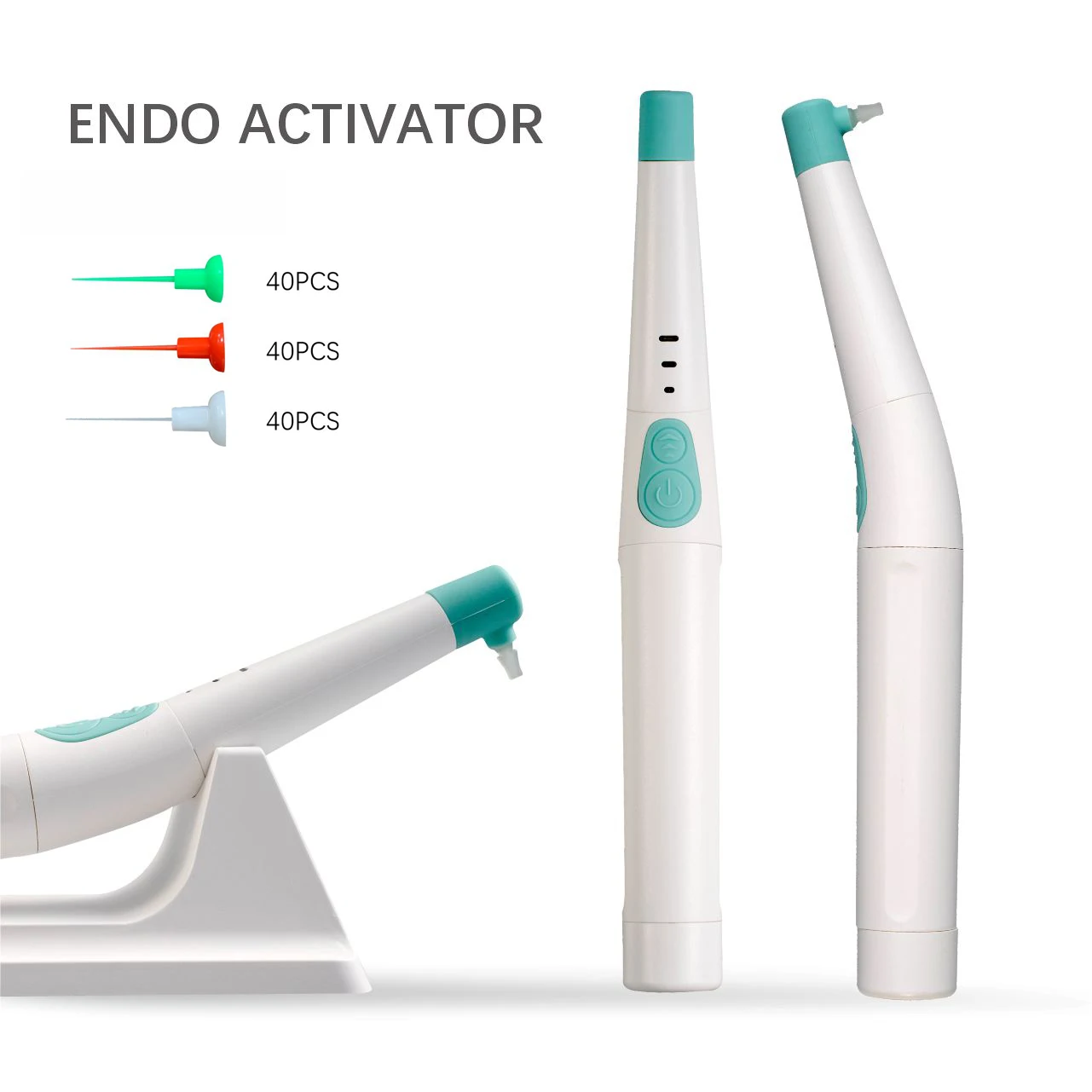 Attivatore Endo Wireless Dentale Attivatore Di Irrigatore Sonico Con Punte Da 120 Pezzi Attivatore Sonico Per Strumenti Di Odontoiatria Del Canale Rad