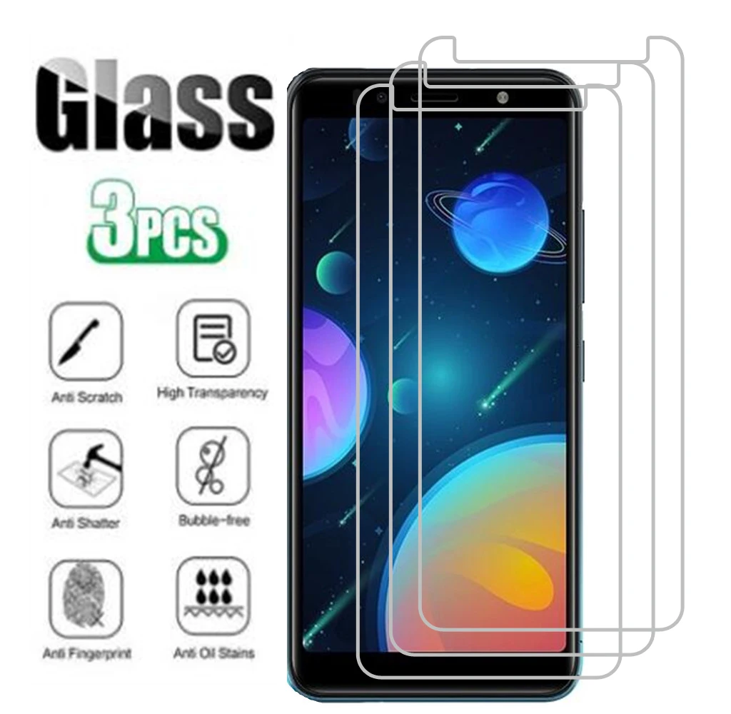 3 Pezzi Di Vetro Temperato Per Itel A47 Vision 1 Pro 2 2S P13 Plus A25 A48 P36 A16 A17 A52 Lite A44 Power Pellicola Proteggi Schermo