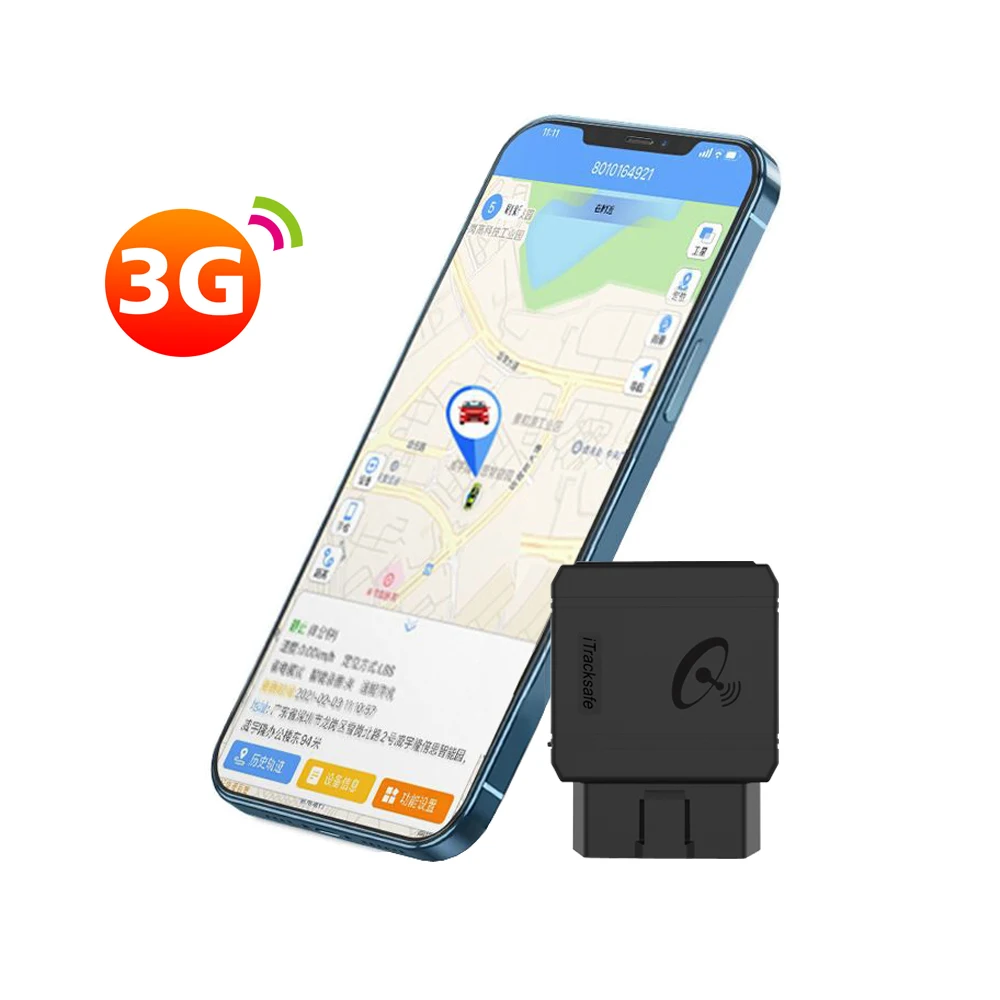 Obd2 Anti Theft 3G Sim Micro Chip Gsm Traccia Posizione Obd Auto Vehicle Spy Mini Tracking Device Locator Alarm Car Gps Tracker