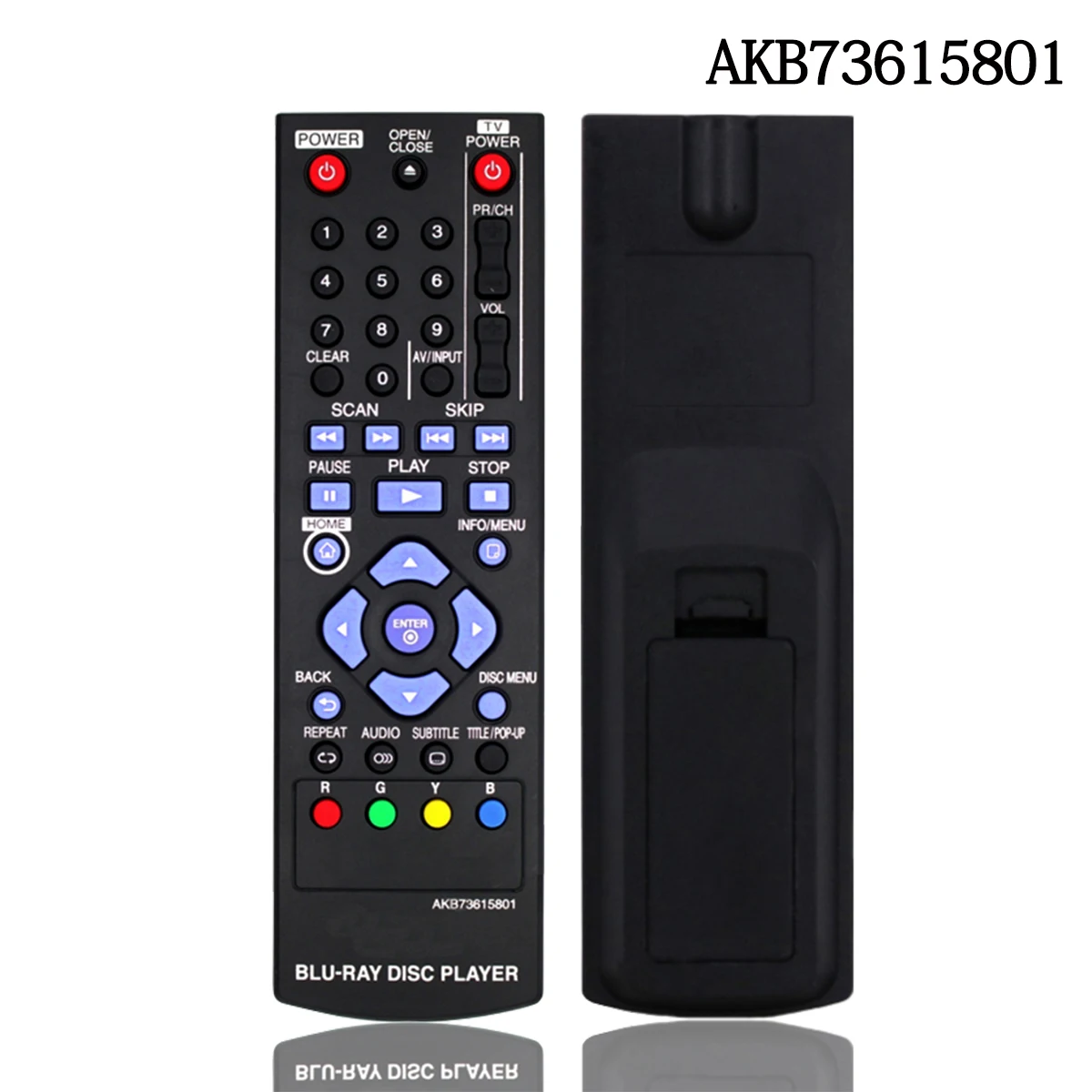 Telecomando Muslimex Sostituire Per Lg Lettore Dvd Disco Blu-Ray Bd220 Bd630 Bp125 Bp125N Bp200 Bp220 Bp220N Bp320N Bp325 Bp320