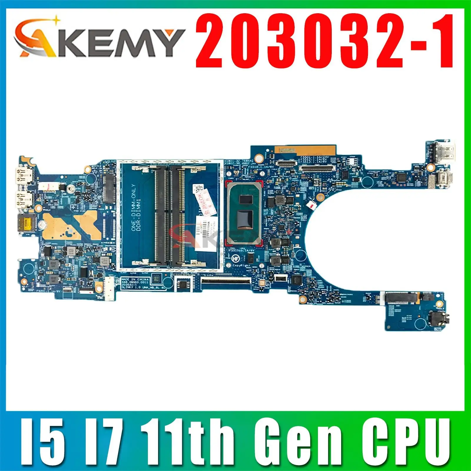 203032-1 For Hp Pavilion 14-Dy 14T-Dy Laptop Motherboard With I5 I7 11Th Gen Cpu 100% Fully Tested