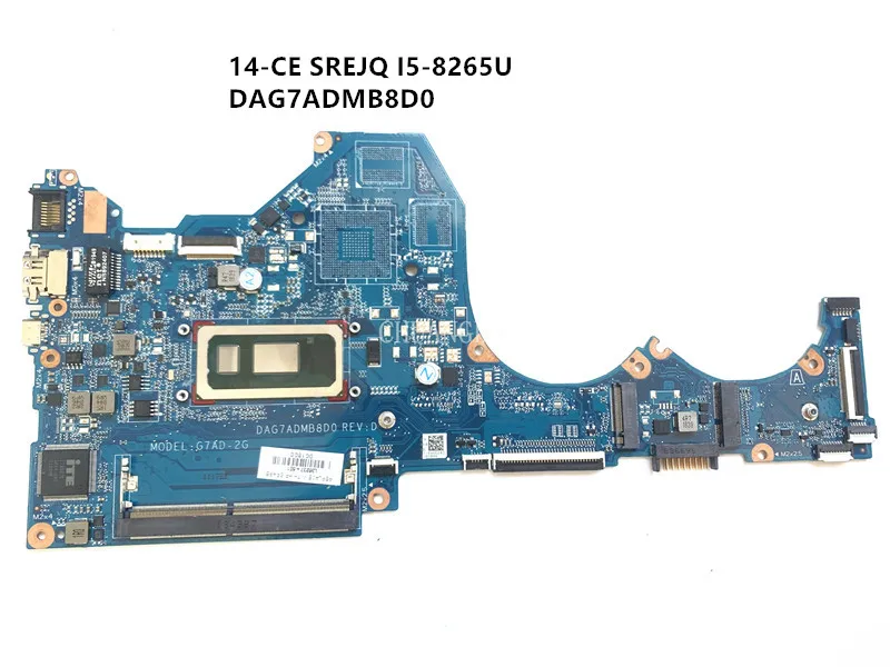 Per Hp Pavilion 14-Ce 14-Ce0000 Usato Tpn-Q207 Scheda Madre Del Computer Portatile L36237-601 I3 I5 I7 Dag7Admb8D0