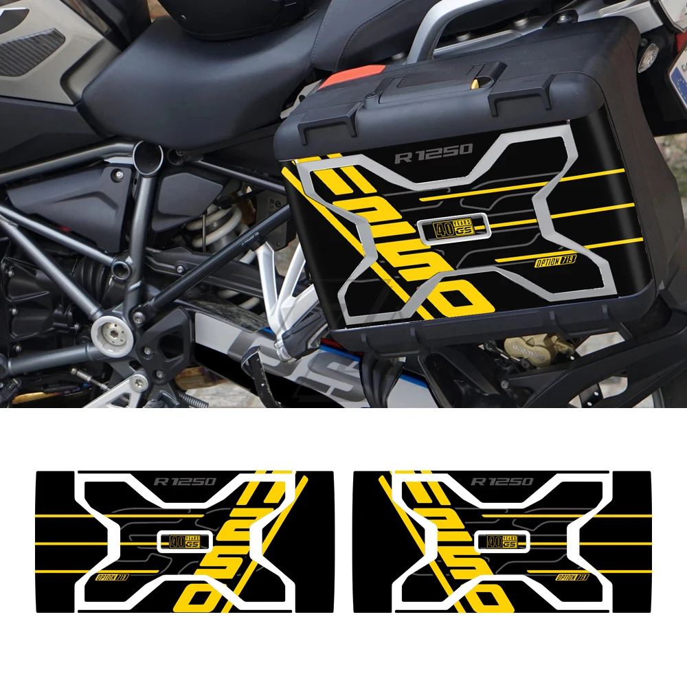 Moto Side Box Panniers Sticker Trunk Decorare Decalcomania Per Bmw Motorrad Vario Case 2013-2020 R1250Gs R1200Gs 40 Anni Gs