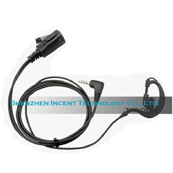 Voionair 2 Pz G-Forma Gancio Per L'Orecchio Auricolare Auricolare Auricolare Altoparlante Per Yaesu Ft-3Dr Ft-70Dr Ft-60R