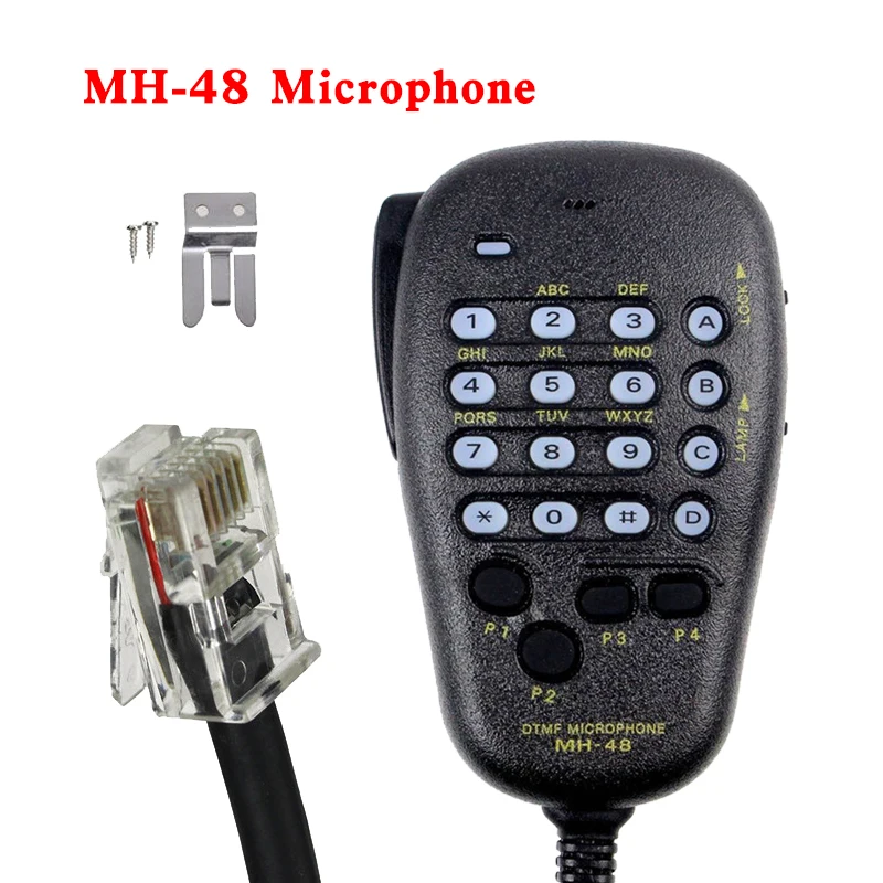 Mh-48 Mh-48A6J Microfono Dtmf Per Yaesu Ft-8800R Ft-8900R Ft-7900R Ft-1807 Ft-7800R Ft-2900R Ft-1900R Ft-1500M Ft-8500M