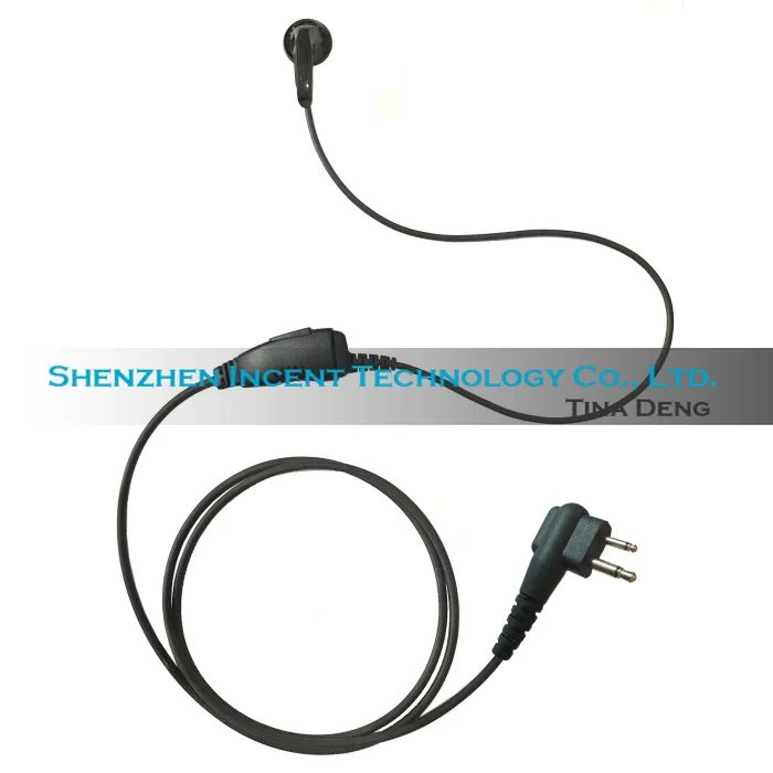 Voionair 20 Pz/Lotto Auricolare Auricolare Auricolare Ptt Mic Per Motorola Cp200 P1225 Yaesu Ft-25R Ft-65R Ft-4Xr Ft-4Vr