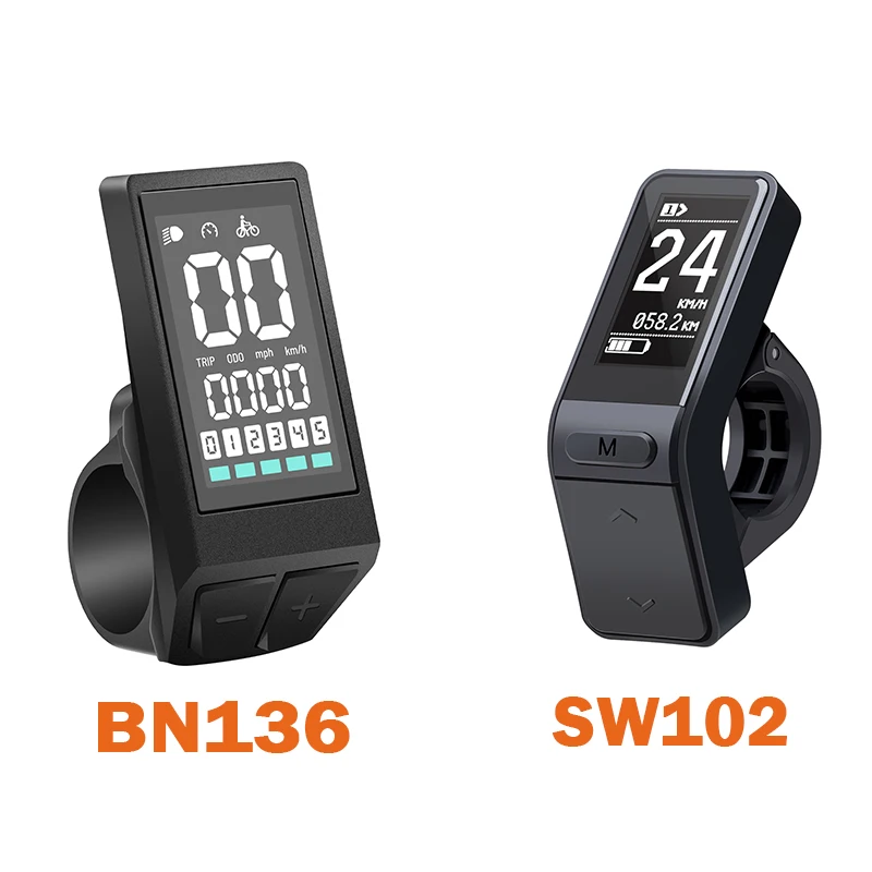 Display Bafang Bn136 Sw102 Display Lcd Bicicletta Elettrica Display Strumento Intelligente Per Motore Bafang Bbs01 Bbs02 Bbshd