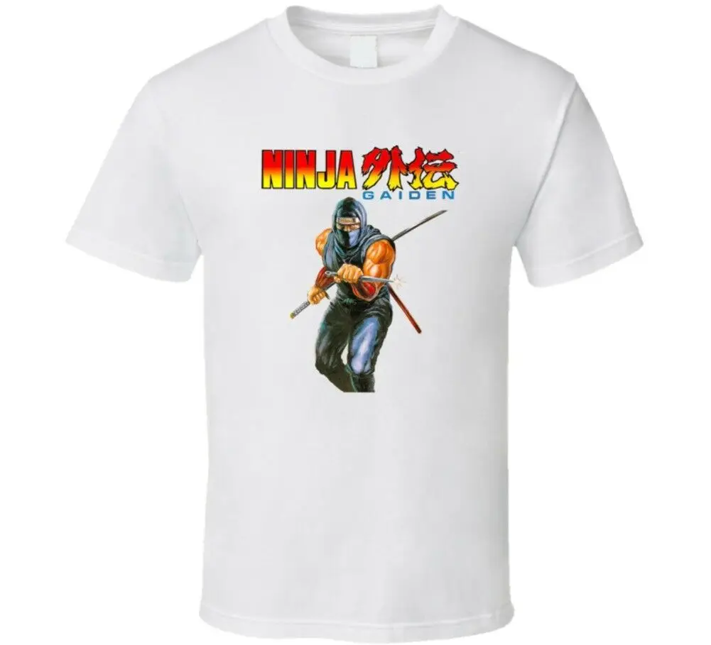 Maglietta Per Videogiochi Retrò Ninja Gaiden Nes Box Art