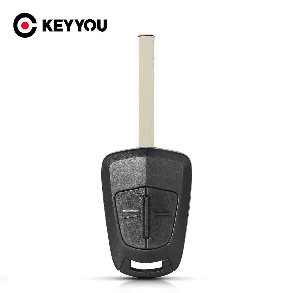 Keyyou New Car Key Case Per Vauxhall Opel Corsa Agila Meriva Uncut Blade 2 Button Blank Key Fob Cover