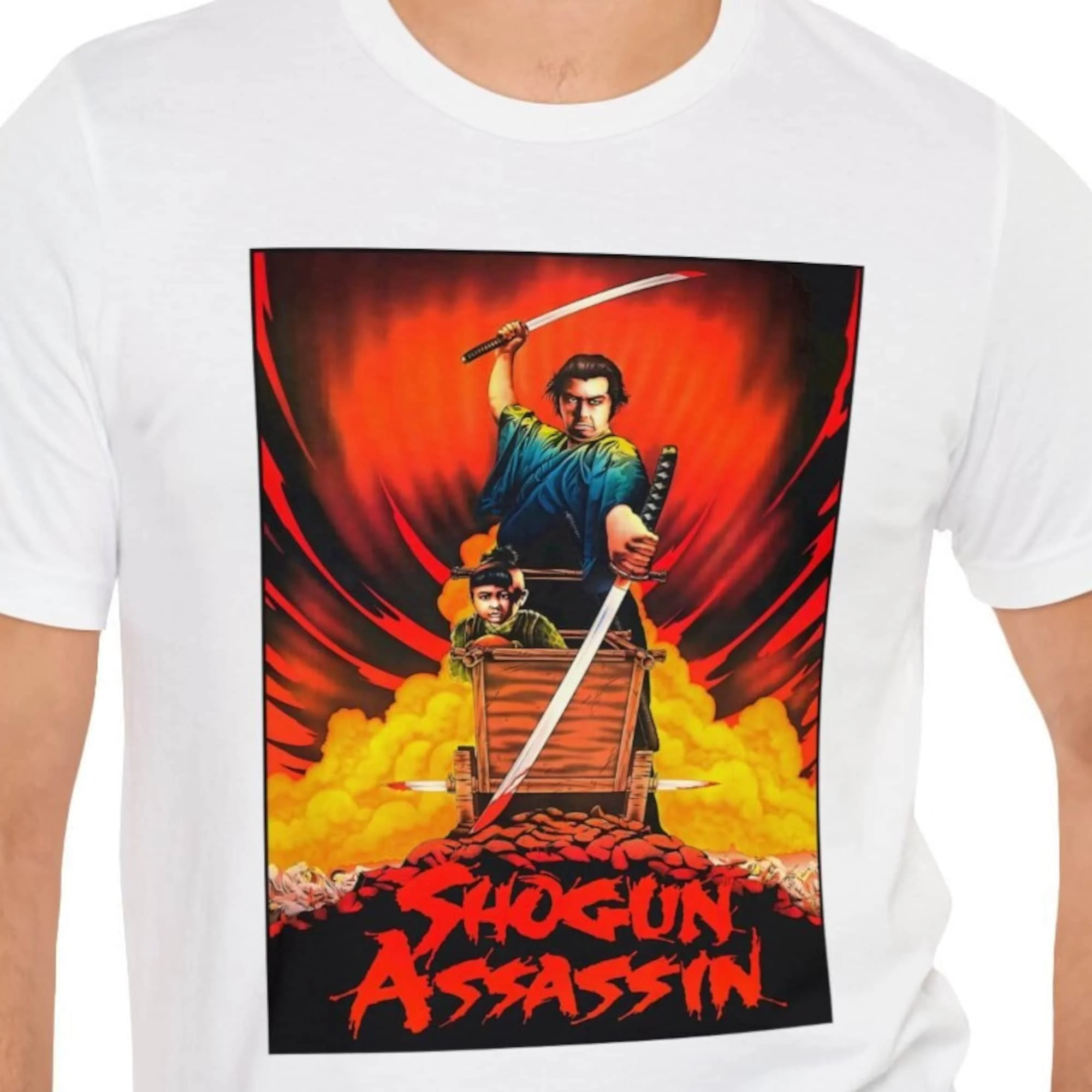Shogun Killer 1980 Movie T Shirt Popular Action Adventure Film Di Arti Marziali Giapponesi Gen X
