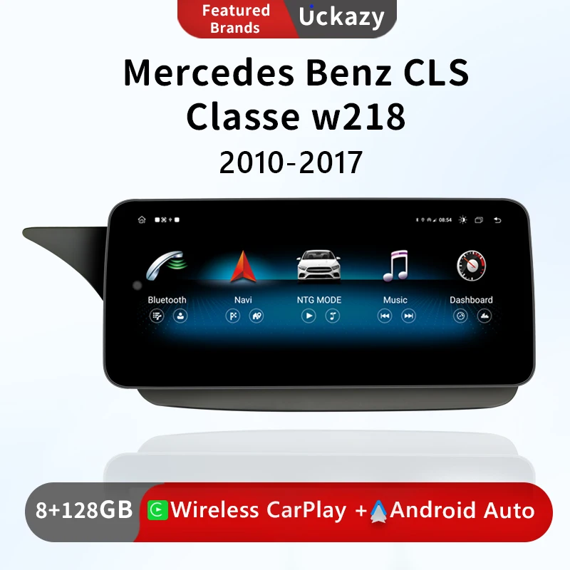8 Core 1920*720 Android 12 Wireless Carplay Autoradio For Mercedes Benz Cls Class Cls-Class W218 2010-2018 Multimedia Gps Screen