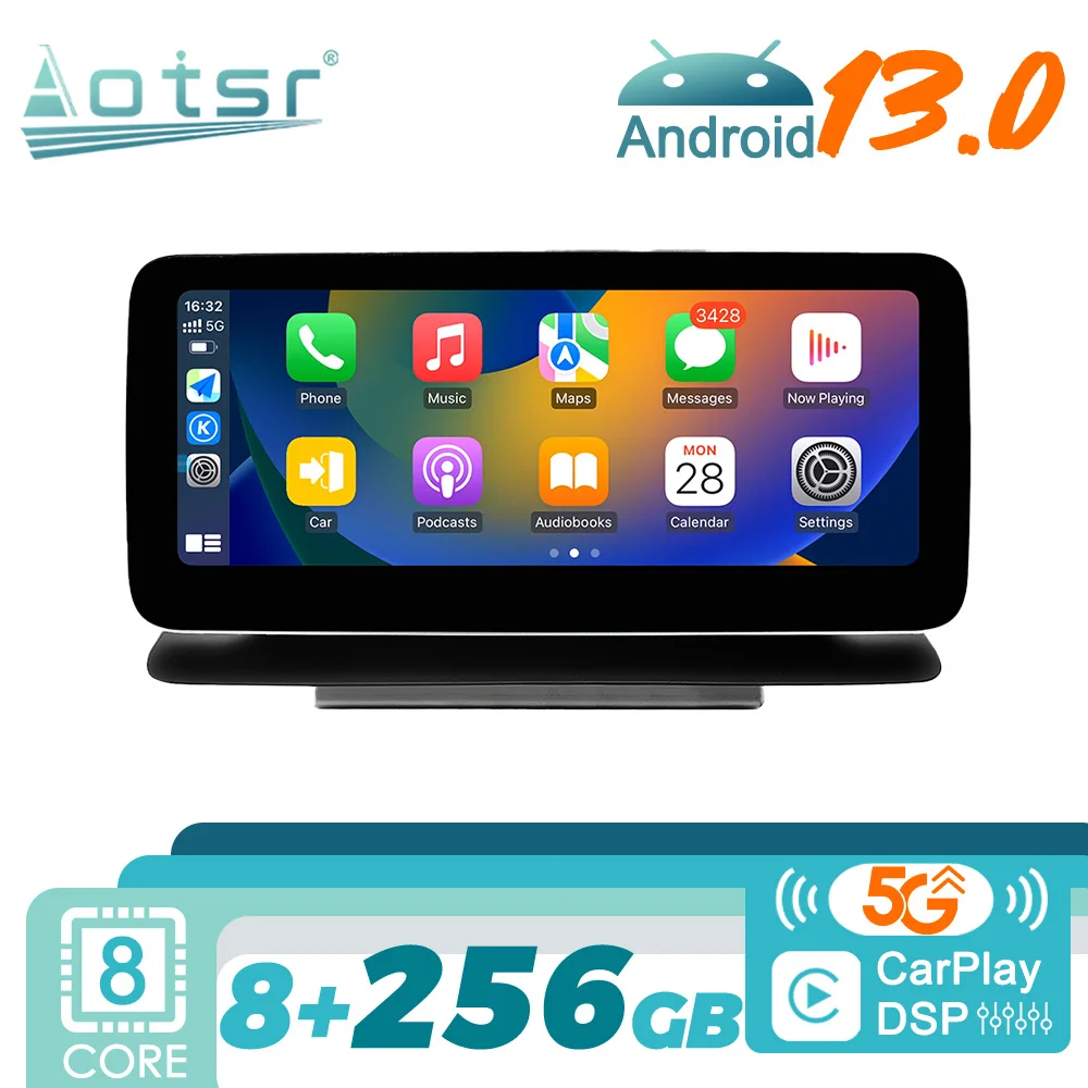 Per Mercedes Benz Classe Cls W218 350 2011 - 2018 Autoradio Android 2Din Autoradio Stereo Lettore Video Multimediale Navigazione Gps