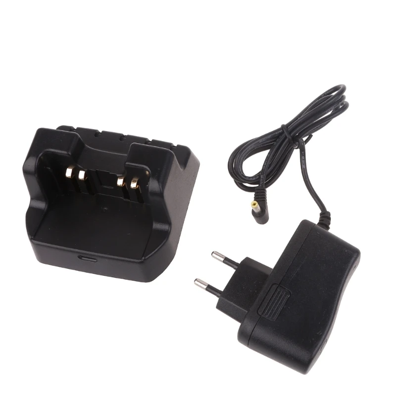 Base Caricabatterie Cd47 Walkie-Talkie Radio Caricabatterie Adattatore Docking Station Per Yaesu Vertex Vx160 Vx180 Vx210