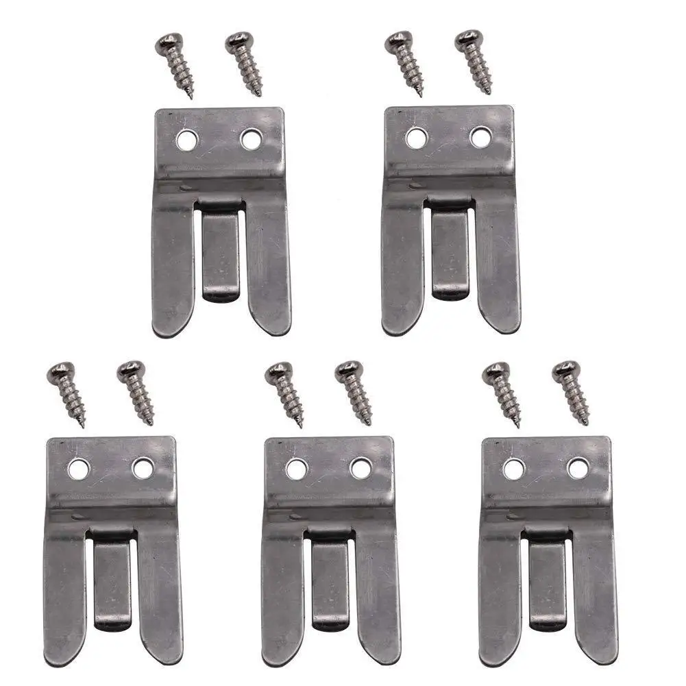 Cb Mic Microfono Clip Holder Compatibile Per Yaesu Ft7800 Ft7900 Ft8900 5 Pack