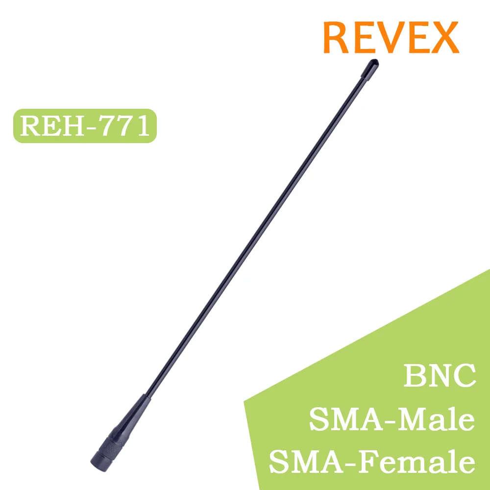 Walkie-Talkie 144/430Mhz 20W 2.15Dbi Dell'Antenna Radio Bidirezionale Di Revex Reh-771 Bnc Per Kenwood Icom Motorola Vertex Wilson Yaesu