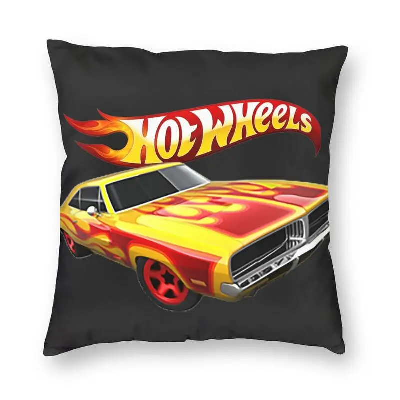Sport Car Hot Wheels Acceleracers Luxury Throw Pillow Covers Living Room Decoration Racing Cartoon Car Cushion