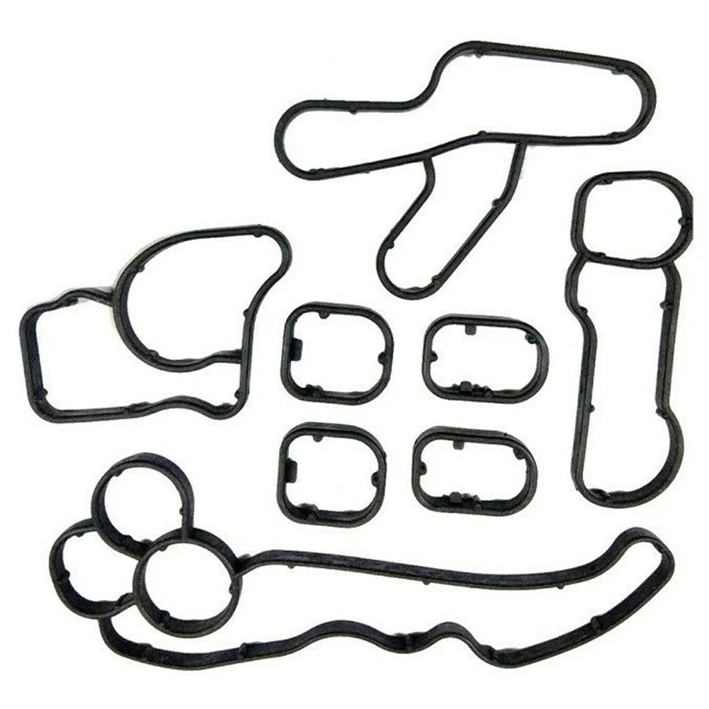 Set Guarnizioni Guarnizioni Radiatore Olio 8 Pezzi E Alloggiamento Filtro Per Bmw N47 N57 4 + 6 Cilindri Diesel N47 N57 11428580680