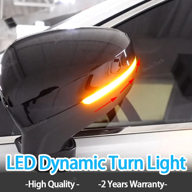 Indicatore Di Direzione Dinamico Led Indicatore Specchietto Retrovisore Lampeggiante Luce Ripetitore Per Volkswagen Vw Tiguan Mk2 2017-22 Touareg Mk3 