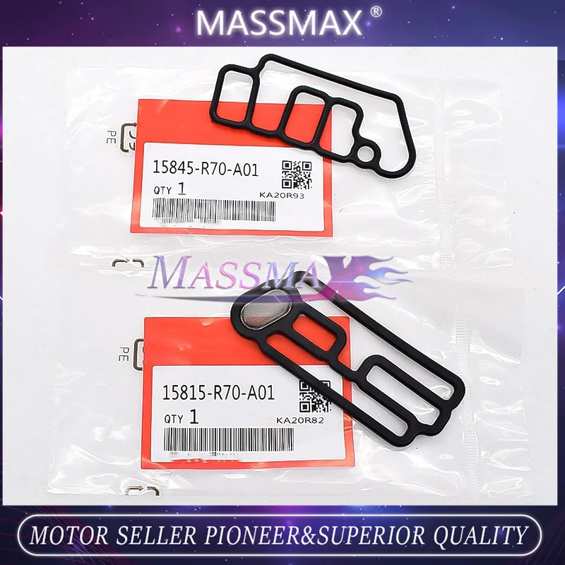 2Pcs 15815-R70-A01 15845-R70-A01 Head Cylinder Valve Solenoid Gasket Set For Honda 15815R70A01 15845R70A01 Vtec Gaskets