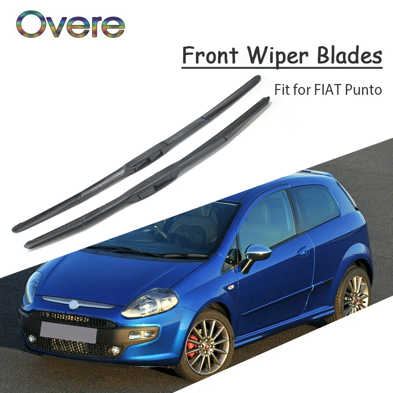 Kit Spazzola Tergicristallo Anteriore In Gomma Overe 1Set Per Fiat Punto Grande Punto Evo Veicolo Originale Anteriore Posteriore Accessori Per Parabre