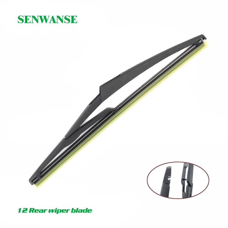 Senwanse 12 "Spazzola Del Tergicristallo Posteriore Per Fiat Grande Punto 199 Punto Evo 2005-2012 Parabrezza Posteriore Parabrezza Tergicristallo Acce