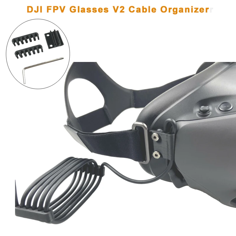 Per Occhiali Dji Fpv Organizzatore Di Cavi Di Ricarica Per Occhiali Da Volo Dji Fpv V2 Organizzatore Di Cavi Di Ricarica Dji Fpv Accessori Per Occhial