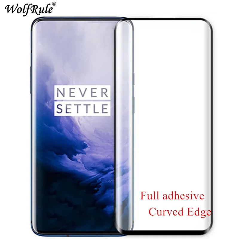 Pieno Colla Vetro Temperato Curvo Oneplus 7 Pro Curvo 3D Protezione Dello Schermo Del Telefono Pellicola Per Oneplus 7 Pro Vetro Oneplus 7 Pro 6.67"