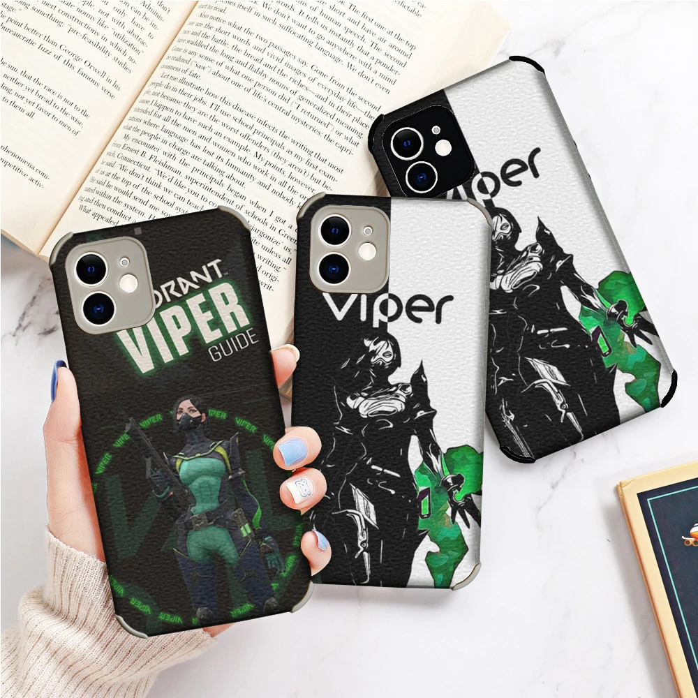 Custodia In Pelle Di Agnello Viper Vantant Per Iphone 13 12 11 Pro Max Mini 7 8 Plus Se2020 X Xs Xr Cover Posteriore Carina Morbida Viper Versatile