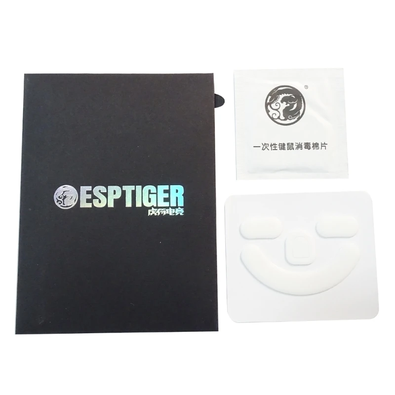 1 Confezione Esports Tiger Gaming Ice Version Mouse Skates Mouse Feet Per Razer Viper V2 Pro Mouse White Glides Curve Edge
