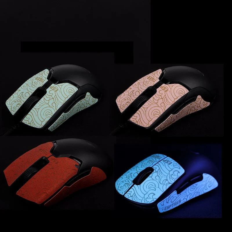 1 Confezione Originale Esports Tiger Mouse Adesivo Antiscivolo Per Razer Viper Mini Viper V2 Pro Deathadder V2 Mini Nastro Antisudore