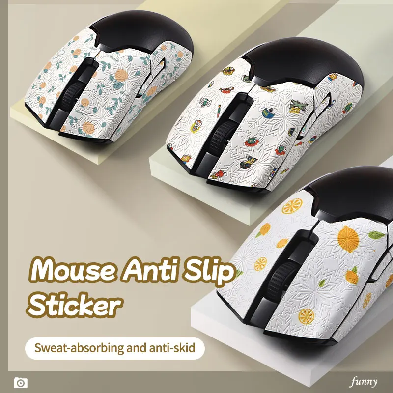 Razer Mouse Grip Tape Skate Mouse Adesivo Antiscivolo Razer Viper/Deathadder V2/Basilisk V3/Mini/Basilisk X Hyperspeed/V3 Pro Skin