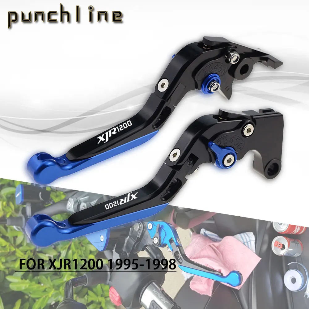 Misura Per Xjr1200 1995-1998 Leve Frizione Freno Estensibili Pieghevoli Xjr 1200 Xjr-1200 Accessori Cnc Set Maniglia Regolabile