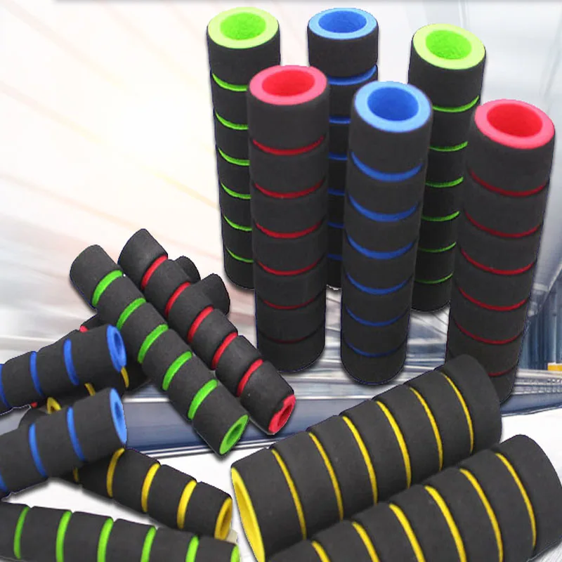 Universal Rubber Motorcycle Grips Motorbike Handlebar Grips 4 Colors For Honda Yamaha Suzuki Cb400 Vtec400 Xjr Fz Cbr Nsr Vfr