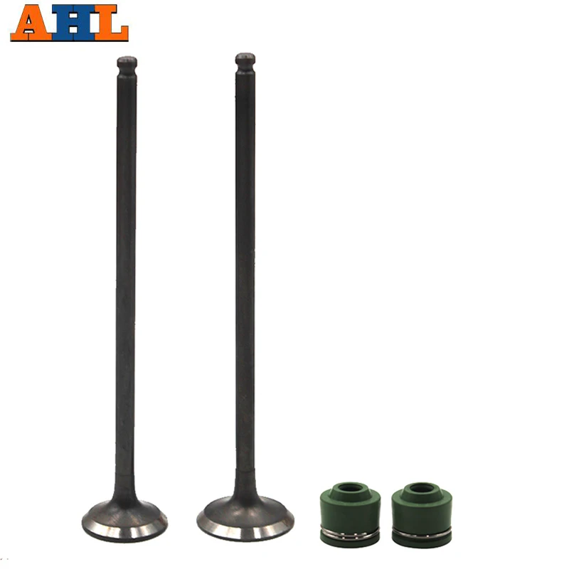 Ahl 1 Paio Kit Valvola Di Scarico Aspirazione E Guarnizioni Stelo Valvola Per Yamaha Xjr400 1993-2007 Zzr400 4 Hm400 (1 Aspirazione E 1 Scarico)